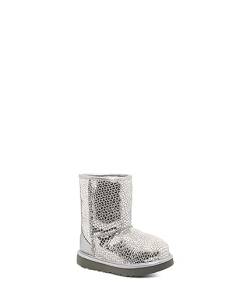 UGG Mädchen Classic Ii Gel Hearts Stiefel Klassisch, Silber, 22 EU von UGG