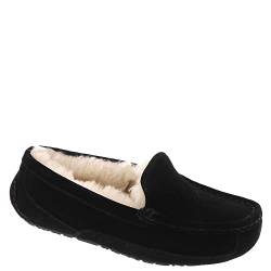 UGG Unisex Kinder Ascot Slipper, Black Suede, 36 EU von UGG