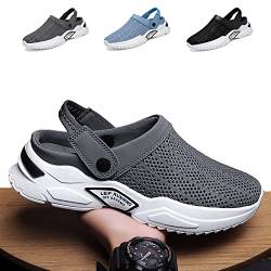 Men s Orthopedic Hollow-Out Summer Sandals, Breathable Mesh Shoes, Non-Slip Lightweight Outdoor Comfortable Slippers, Clogs Hausschuhe Mesh Atmungsaktiv Gartenschuhe von UGIF