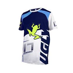 UGLY FROG 2017 MTB Downhill Trikot Kompressionsshirt Herren Kurzarm Fitness T-Shirt Freizeit Männer Laufshirt Printed und Klassisch Top Funktionswäsche SJFHB02 von UGLY FROG