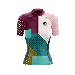 UGLY FROG Damen Rennrad Trikot Damen Fahrradbekleidung Sommer Bike Wear Atmungsaktiv 2021 Neueste Bunt Streifen Graffiti XSVH02 von UGLY FROG