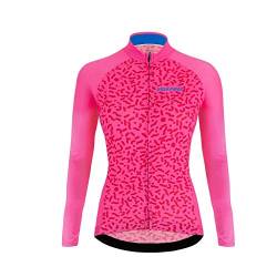 UGLY FROG September Designs Fahrradtrikot Langarm Damen Thermo Radtrikot Pro/Windstopper/Warm/Mantel/Reflektoren/Full Zip von UGLY FROG