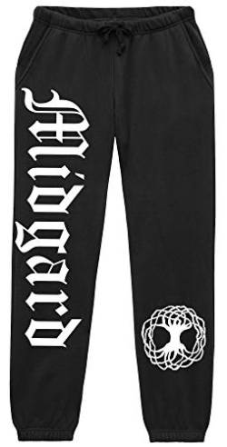 UGLYSHIRT Midgard Herren Jogginghose | Wikinger Hose Berserker Odin Valhalla Nordmann Vikings | (M) von UGLYSHIRT