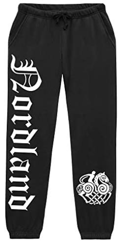 UGLYSHIRT Nordland Herren Jogginghose | Wikinger Hose Berserker Odin Valhalla Nordmann Vikings | (L) von UGLYSHIRT