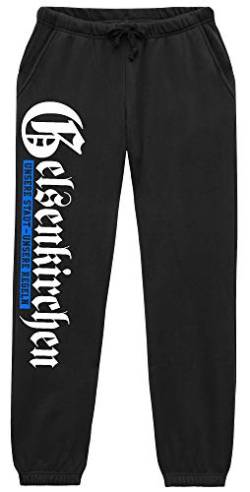 UGLYSHIRT Unsere Stadt Gelsenkirchen Herren Jogginghose | Fussball Sport Gelsenkirchen Hose Skyline Sporthose | M1 (L) von UGLYSHIRT