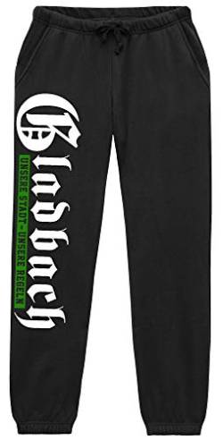 UGLYSHIRT Unsere Stadt Gladbach Herren Jogginghose | Fussball Sport Gladbach Hose Skyline Sporthose | M1 (XL) von UGLYSHIRT