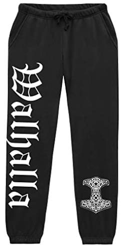 UGLYSHIRT Walhalla Herren Jogginghose | Wikinger Hose Berserker Nordland Valhalla Nordmann Vikings | (XXL) von UGLYSHIRT