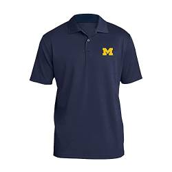 NCAA Primary Logo, Team Color Polo, College, University, Michigan Wolverines Navy, 3X-Groß von UGP Campus Apparel