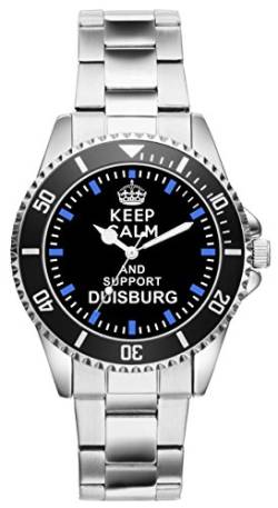 Duisburg Geschenk Artikel Idee Fan Uhr 1568 von UHR63