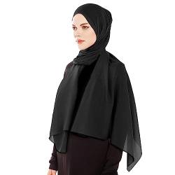 UICCVOKK Hijab Kopftuch Damen, Hijab Muslimisches Kopftuch Damen Muslim Kopftuch Damen Hijab, Modernes Weiches Chiffon Hijab Kopftuch für Damen, Muslimisch Kopftuch Schal Leichtes von UICCVOKK