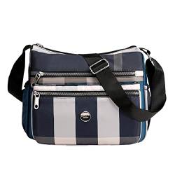 Mode Fanny Farbe Wasser Beweis Taille Tasche Custom Design Nylon Fanny Pack Smart Tote Bag Umhängetasche mit Multi Taschen, blau, Einheitsgröße, Reiserucksäcke von UIFLQXX