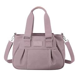 Tasche Reise Rüschen Tasche Carry On Bag Große Übernachtung Tasche Umhängetasche für Frauen PU Leder Über Schulter Geldbörse Handtasche, a, Einheitsgröße, Rucksack Rucksäcke von UIFLQXX