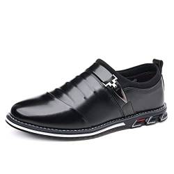 Mokassins Herren Slipper Mokassins für Herren Slipper Herren Anzugschuhe Herren schwarz Flache Business Schuhe Herren Oxfords Schuhe von UIKGITP