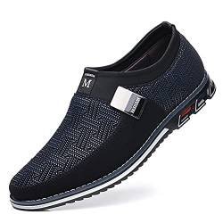 UIKGITP Herren Casual Fashion Loafer Schuhe Komfort Wanderschuhe Fahrschuhe Luxus Lederschuhe für Herren Business Work Office Dress Outdoor Sneakers von UIKGITP