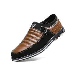 UIKGITP Herren Yokest Unternehmen Loafer Fahren Classic S Neakers Derby Atmungsaktiv Bequem Brogue Schuhe von UIKGITP