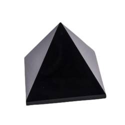 UIMWHAVG 1 Stück natürlicher gravierter Obsidian-Quarz-schwarzer Kristallpyramidenstein 40 mm-200 mm for Schreibtischdekoration, geeignet for Möbeldekoration Naturstein (Color : 1pc 100mm) von UIMWHAVG