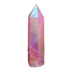 UIMWHAVG Natürliches Kristall-Rohexemplar, Rosenquarz-Kristallstab-Punkte for Kristallstein-Geschenke Naturstein (Size : 200g-250g) von UIMWHAVG