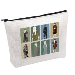 UJIMS LOTR Film-inspirierte Geschenke, Motiv: Elfen, grünes Baumblatt, Make-up-Tasche, Film-Fans, Geschenk für Freunde, Familie, Fans, GreenTreeLeafBag, Modern von UJIMS