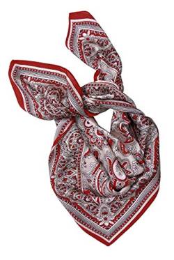 UK_Stone Herren Paisley Muster Bandana Halstuch 100% Seide Krawatte Anzug Taschenhandtuch Multifunktionstuch 50 * 50cm von UK_Stone