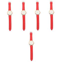 UKCOCO Betrachten 5st Anschauen Uhr Mit Armband Uhrenarmbänder Für Damen Damenuhren Correa para Mujer Damenarmbanduhren Schmücken Legierung Frau Mode Armbanduhr von UKCOCO