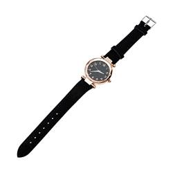 UKCOCO Betrachten Digitale Quarzuhren Uhr Schwarze Uhr Digitaluhr Beste Weibliche Armbanduhr Armbanduhr Frau Weibliche Uhr Frauenuhr Dekorative Armbanduhr Verschleißfeste Damenuhr von UKCOCO