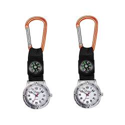 UKCOCO Geschenk Für Frauen 2 Stück Still-Geschenke Taschenuhr Für Damen Digitale Taschenuhr Uhren Für Krankenschwestern Geschenke Für Studenten -Armbanduhr Ansteckuhr Betrachten von UKCOCO