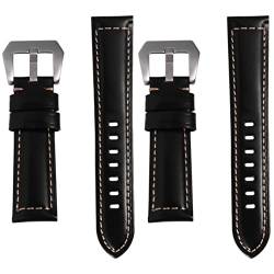 UKCOCO Smartwatch Uhrenarmbänder 2Er Pack Uhrenarmband Ersatz Uhrenarmband Schnellverschluss Lederband 22Mm Uhrenarmband Universal Schnellverschluss Smartwatch-Armbänder Smartwatch-Bänder von UKCOCO