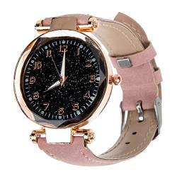 UKCOCO Verschleißfeste Armbanduhr Digitale Quarzuhren Für Damen Damenuhr Damen Armbanduhren Damen Zubehör Damen Dekorativ Damenuhr Exquisite Damenuhr Zarte Damenuhr Pink von UKCOCO