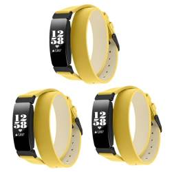 UKCOCO Zubehör 3st Uhren Leder Gurt Uhren Inspirieren Lederriemen Armbänder Bandleder band Uhren Tauschen Smartwatch-band Smartwatch-bänder Bands Gürtel von UKCOCO