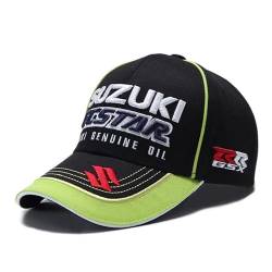 UKKD Cap Baseballmütze Dad Hut Gp Motorrad Mann Unisex Stickerei Baumwolle Trucker Hüte Suzuki Outdoor Sport F1 Rennkappen von UKKD