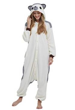 ULEEMARK Jumpsuit Onesie Tier Karton Fasching Halloween Kostüm Sleepsuit Cosplay Overall Pyjama Schlafanzug Erwachsene Unisex Lounge Kigurumi Igel for Höhe 140-187CM von ULEEMARK