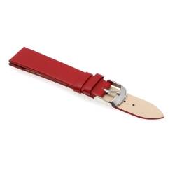 ULLiaN Herren Uhrenbänder 12-22mm Lederschachteln Armband, Rot, 18mm von ULLiaN