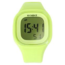 ULTECHNOVO Silikonuhr Uhren Nachtleuchtend Armbänder Stylische Uhr Digitaluhr für Mädchen Damen für Damen Herren (Grün) von ULTECHNOVO