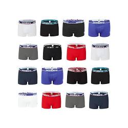 Boxershorts Herren Pack Surprise, Unterhosen Männer, Zufälliges Muster, Natürlich (5er Pack), Blau/Rot/Schwarz, XL von UMBRO