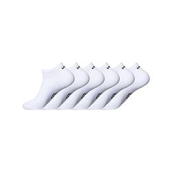 Socken Herren Perfekter Halt, Sportsocken Herren, Anti-Reizung, Luftiges Netzgewebe (6er Pack), Weiss, 43/46 von UMBRO