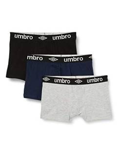 UMBRO BoxerShorts Herren Bequem, Unterhosen Männer, Luftiges Netzgewebe, Bewegungsfreiheit (3er Pack) von UMBRO
