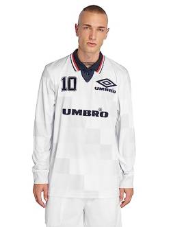 UMBRO Monaco Longsleeve Langarmshirt (L, White) von UMBRO