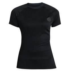 Umbro Damen Pro Training bedrucktes Poly T-Shirt, Schwarz, M von UMBRO