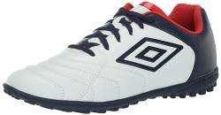 Umbro Herren Classico Xi Tf Soccer Turf Schuh, Weiß/Marineblau/Rot, 46 EU von UMBRO