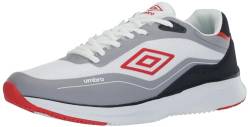 Umbro Herren Priam Sneaker, Mittelgrau/Weiß/Marineblau/Rot, 42 EU von UMBRO