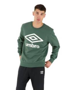 Umbro - Sweatshirt aus Baumwolle, grün (M) von UMBRO