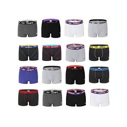 Unterhosen Männer Pack Surprise, Boxershorts Herren, Zufälliges Muster, Atmungsaktiv (6er Pack), Blau, 2XL von UMBRO