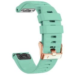 UMCNVV 20 mm Smartwatch-Armband für Garmin Fenix 7S/5S Plus/6S/6S Pro, Schnellverschluss-Armband, Silikon-Armband, Roségold, For Fenix 5S Plus, Achat von UMCNVV