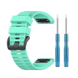 UMCNVV Armband für Garmin Enduro/Tacti Delta, 26 mm, Sport-Silikon-Armband, Schnellverschluss-Wirstband für Garmin 6X Pro/5X Puls/3 Armband, 26 mm, Achat von UMCNVV
