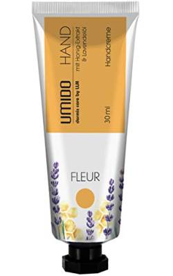 1x UMIDO Hand-Creme 30 ml Honig-Extrakt & Lavendelöl | ohne Parabene | Creme | Pflegecreme | Handlotion | Hautpflege | Handcreme mini von UMIDO - dermis care by LLM