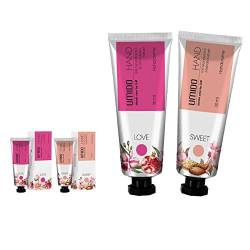 UMIDO 2 Stück Set Handcreme Set 30 ml | 1x Granatapfel-Extrakt & Orchideen-Extrakt | 1x Mandelöl & Mandel-Extrakt | ohne Parabene | Creme | Pflegecreme | Handlotion | Handcreme mini von UMIDO - dermis care by LLM