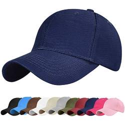 UMIPUBO Baseball Cap Outdoor 6 Panel Unisex Basecap Klassisch Sport Mütze Lässig Baseballkappe (Marine) von UMIPUBO