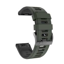 UNCASO 20 22 26 mm Silikon-Uhrenarmband für Garmin Fenix 6S 6 6X Pro Easyfit Armband für Garmin Fenix 5X 5 5S Plus 3HR, 26mm Fenix 5X 3HR, Achat von UNCASO