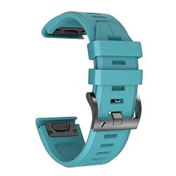 UNCASO 22 x 26 mm Smartwatch-Armbänder für Garmin Fenix 7 7X 6 6X Pro 5X 5 Plus 3 HR 935 Epix Schnellverschluss-Armband aus Silikon, 26mm Fenix 3HR D2, Achat von UNCASO