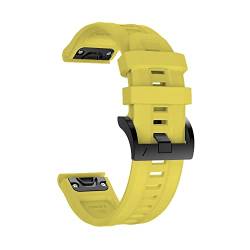 UNCASO Bedrucktes Smartwatch-Armband für Garmin Fenix 7, 7X, 6, 6X, Pro, 5X, 5 Plus, 3, 3HR, Vertix, Epix Gen 2, Schnellverschluss-Armband, Silikon-Armband, 26mm Fenix 5X 6X 7X, Achat von UNCASO